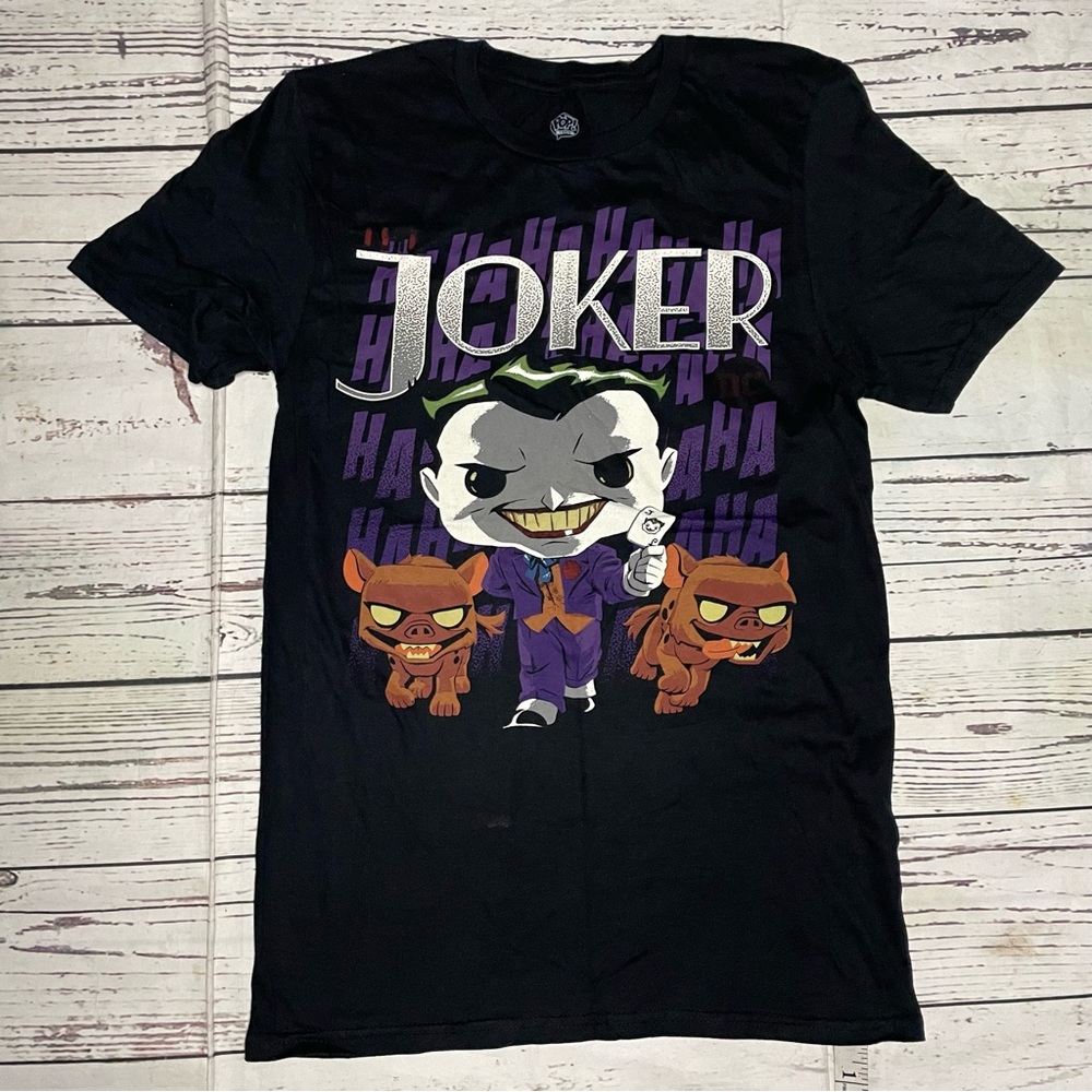 Pop tees Funko the joker graphic tee t shirt